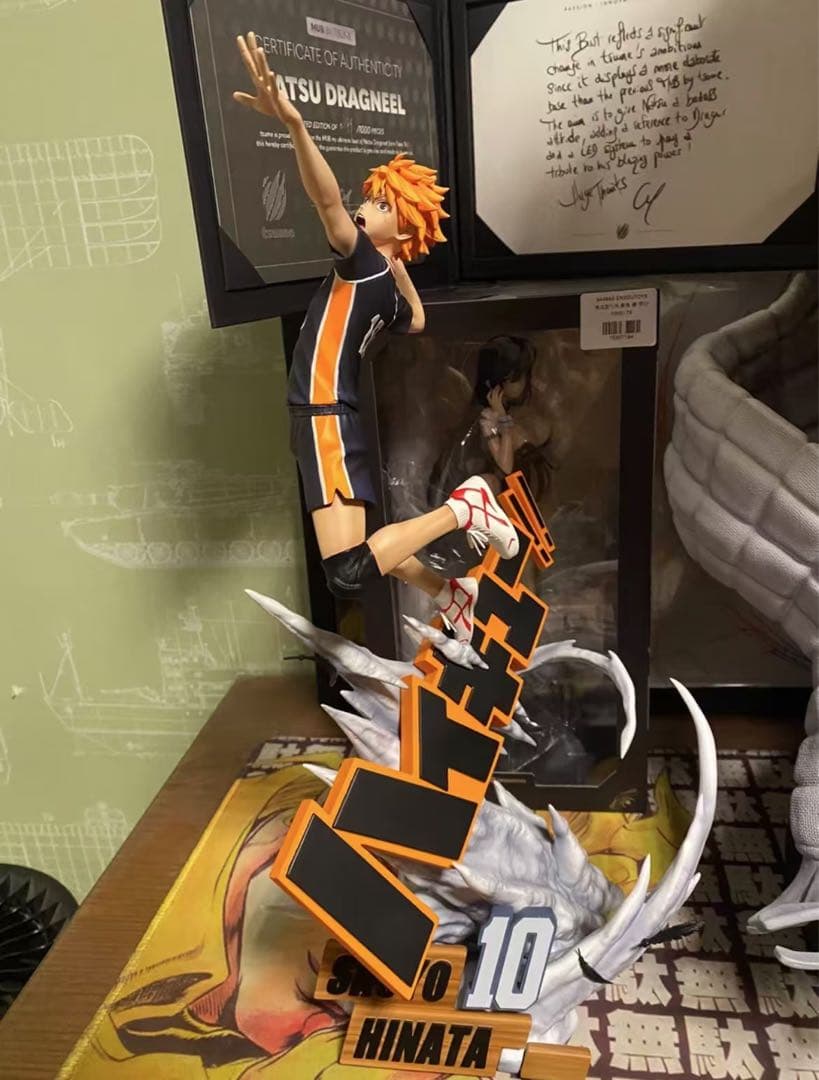 ハイキュー!! 日向翔陽 ガレージキット ガレキ スタチュー① ハイキュー!! 日向翔陽 ガレージキット ガレキ スタチュー① - メルカリ