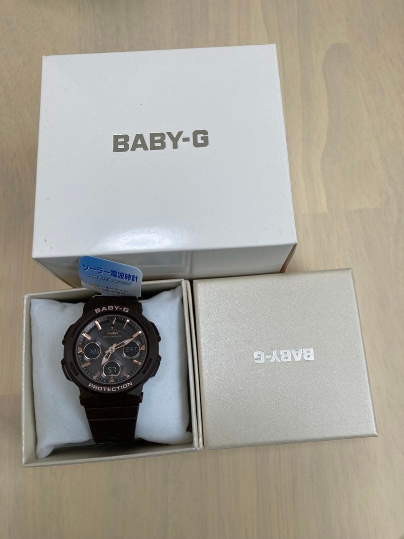 BABY-G ブラウン デジタル腕時計 電波ソーラー BGA-2510-5AJF