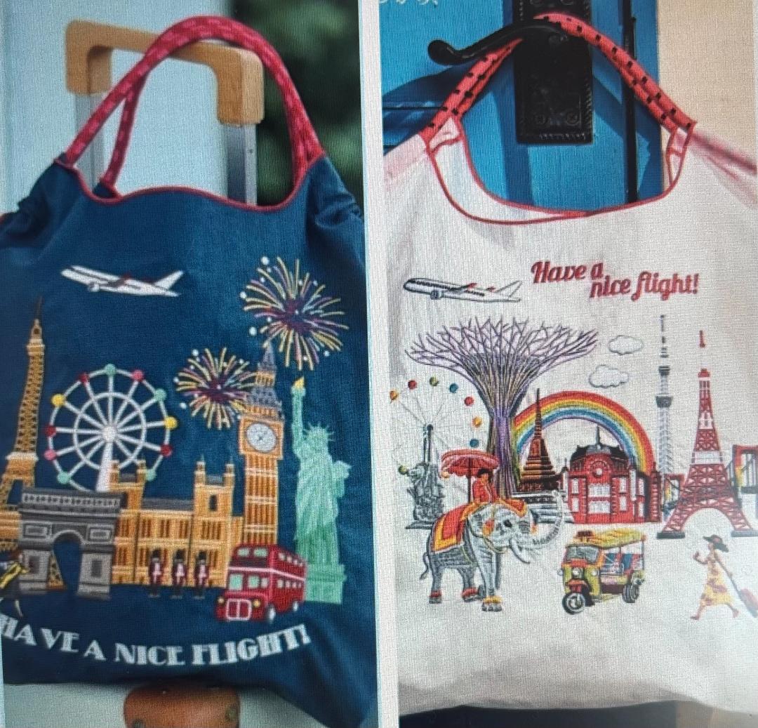 JAL 機内販売 ボール＆チェーン 2個セット（ネイビー1、ホワイト1）