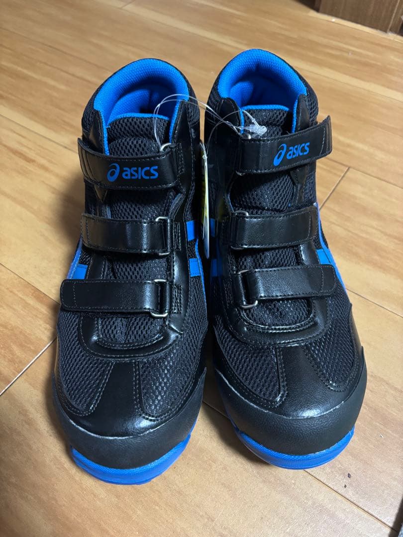 asics FIS42S 安全靴 26.0cm 黒/青