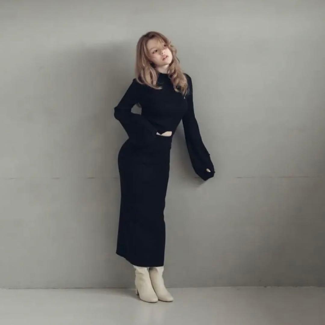 アンドマリー andmary セットアップ ニット スカート - メルカリ