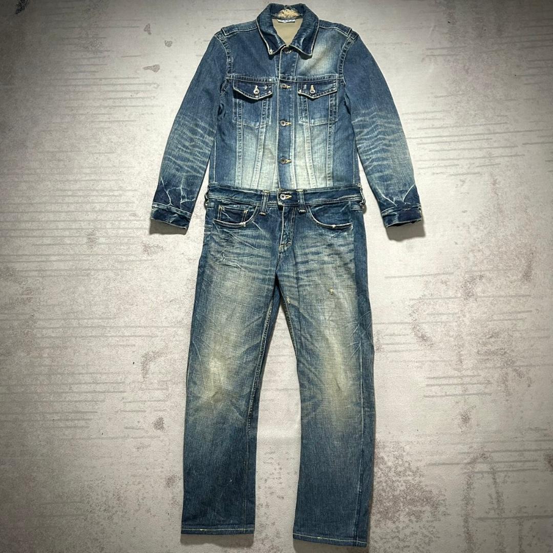 超美品 junhashimoto 入手困難 デニム つなぎ S程度 超美品 junhashimoto 入手困難 デニム つなぎ S程度 - メルカリ