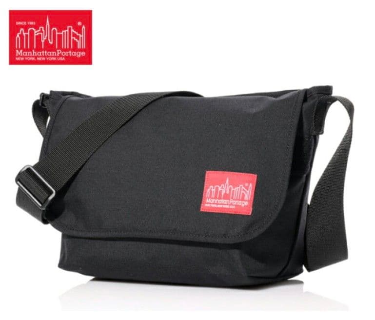 Manhattan Portage メッセンジャーバッグ ブラック STANDARD MESSENGER BAG(XS) CORDURA 305P | Manhattan Portage BLACK
