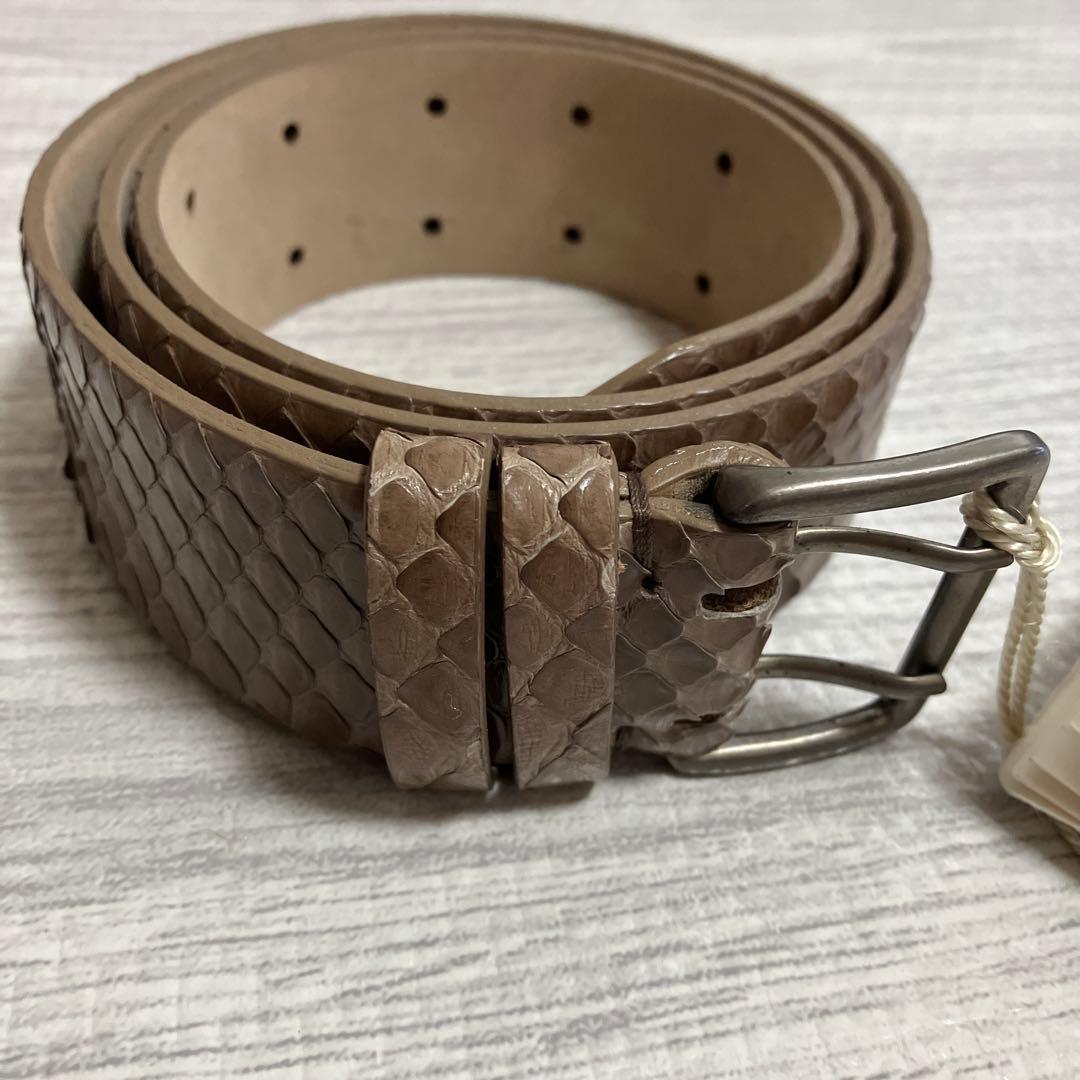 ブルネロクチネリ　ベルト　クロコダイル　ワニ革