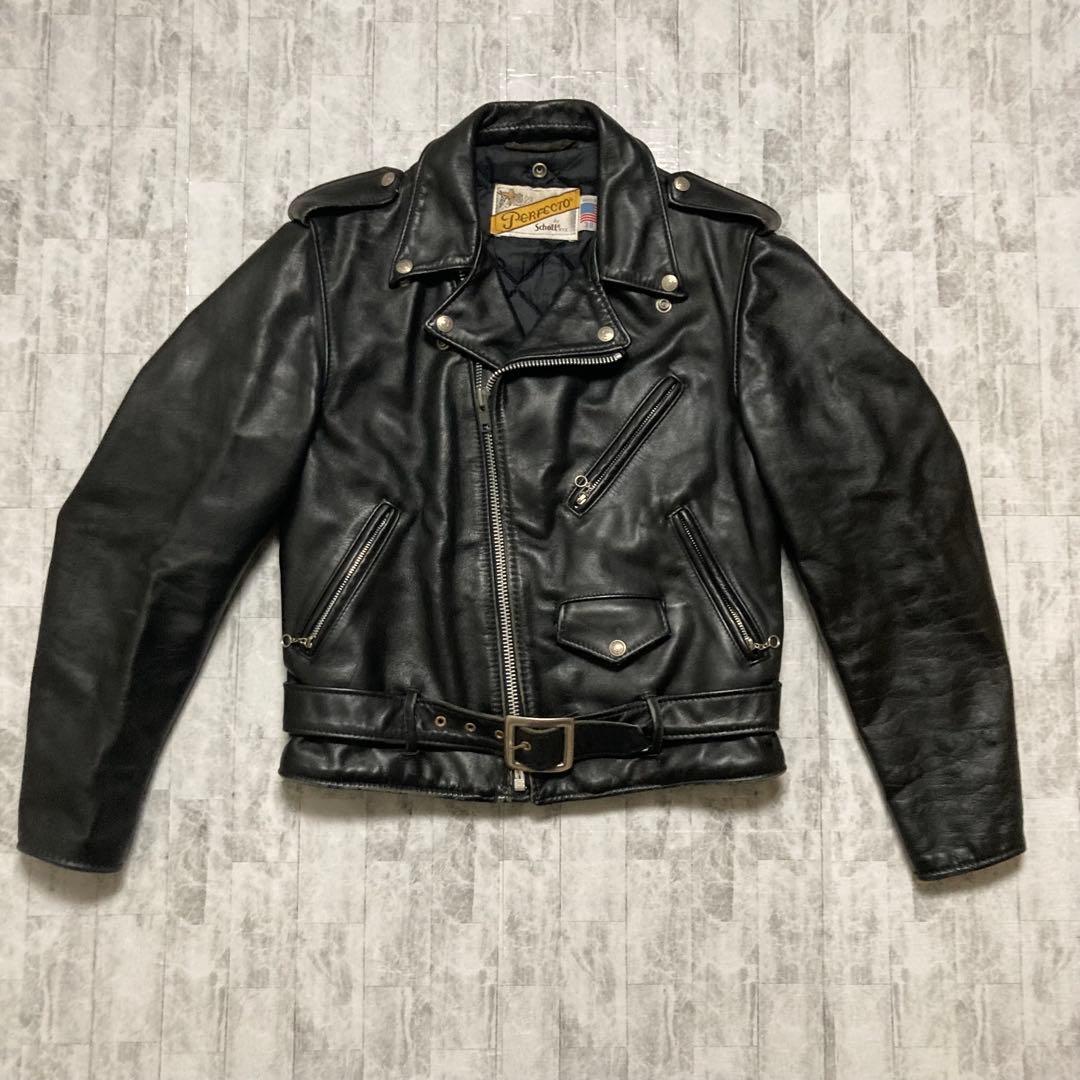 USA製 ショット 699 本革 ダブル ライダースジャケット 38 Dポケット 楽天市場】【ポイント10倍】Schott ショット D-POCKET RIDERS ダブル