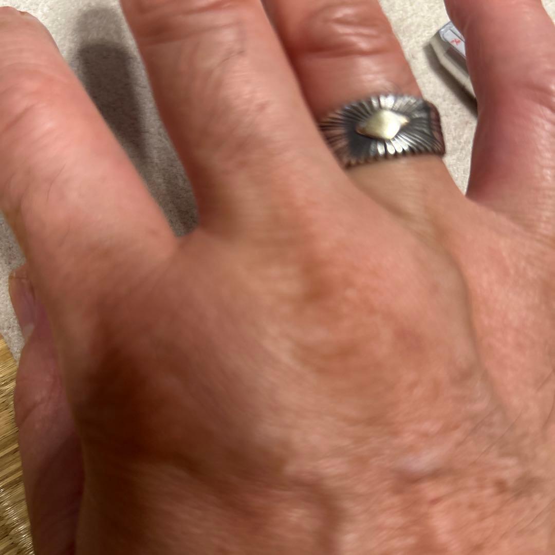 三日月パットベドニー K14 サンバースト リング 18号