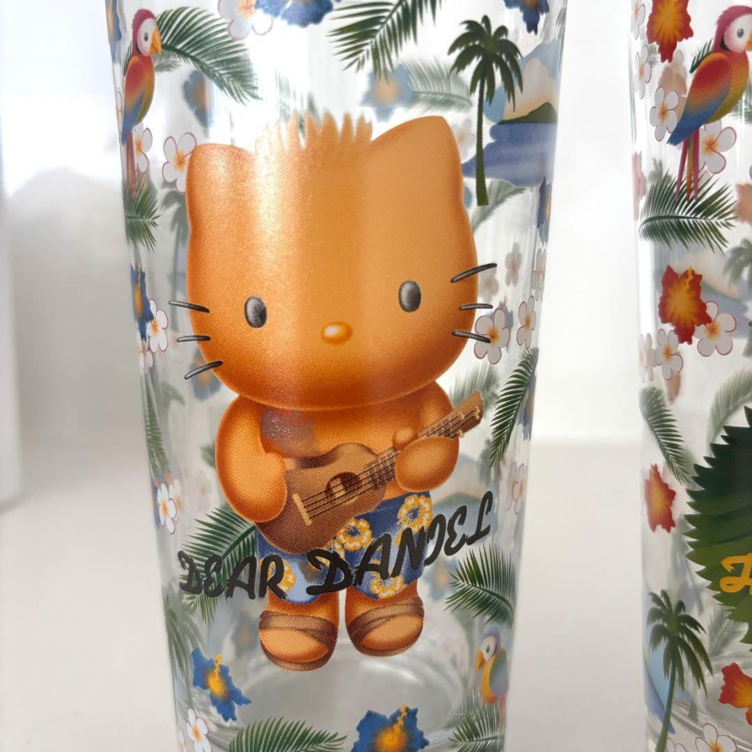 サンリオ ハローキティ ダニエル ハワイ 日焼け グラス 2個セット 当時