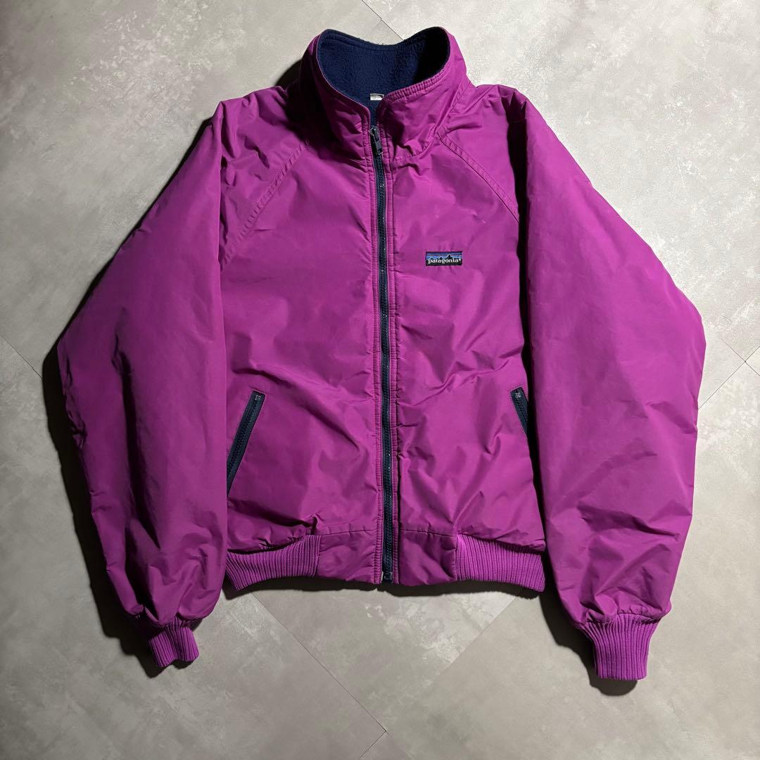 90s patagonia パタゴニア　シェルドシンチラジャケット　紫　USA
