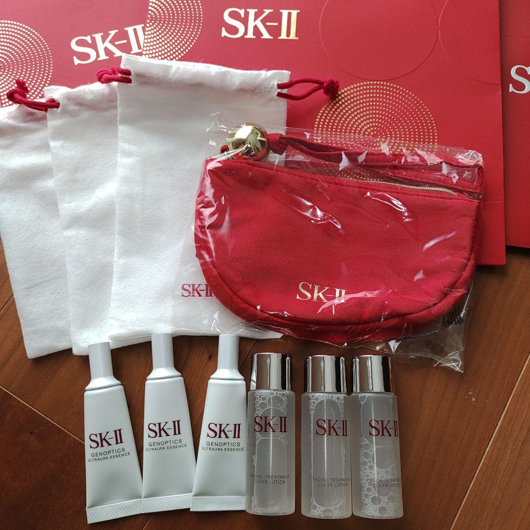 SK-II　ウルトオーラエッセンス×3個　クリアローション×3個　おまけ付き