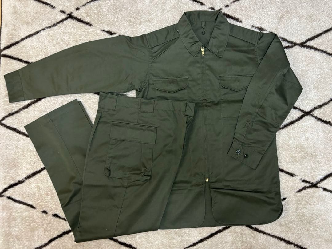 【陸上自衛隊仕様】PX品　ノーアイロンOD作業服 サイズ　特号　L〜ＬＬ相当