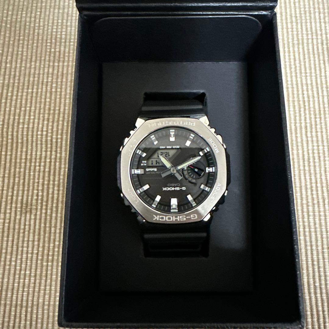 G-SHOCK GBM-2100-1AJF ブラック/シルバー 箱付き