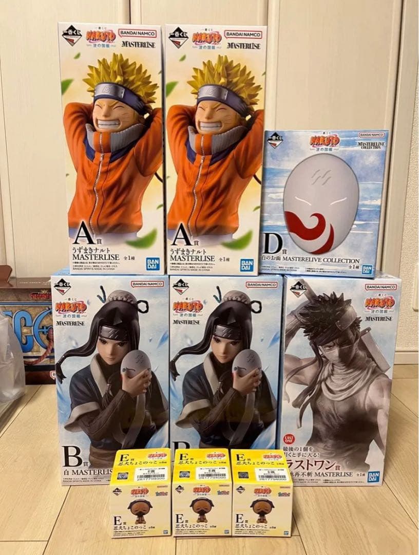 NARUTO 一番くじ 波の国 フィギュア豪華まとめ売りセット！