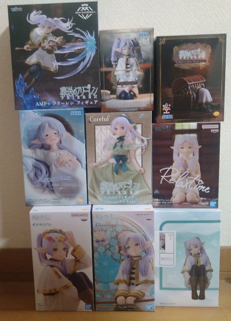 葬送のフリーレン　フリーレン　フィギュア　まとめ売り　9体セット TVアニメ『葬送のフリーレン』フリーレン、フェルンが最速フィギュア化