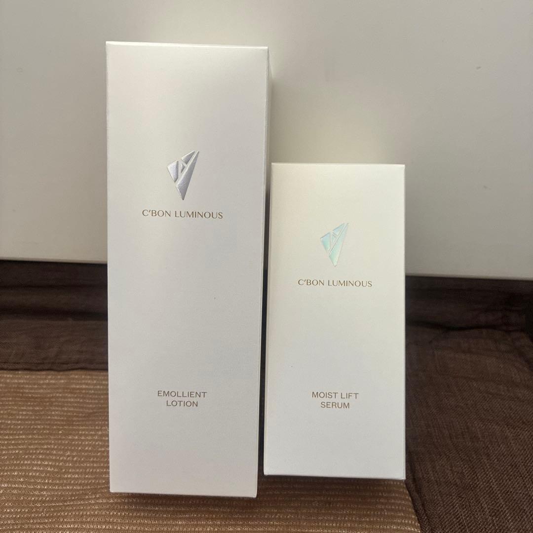 得C'BON LUMINOUS エモリエントローション & モイストリフトセラム