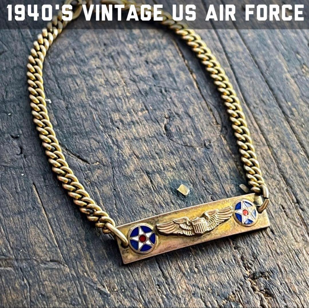1940s AIR CORPSヴィンテージブレスレットスウィートハートジュエリー