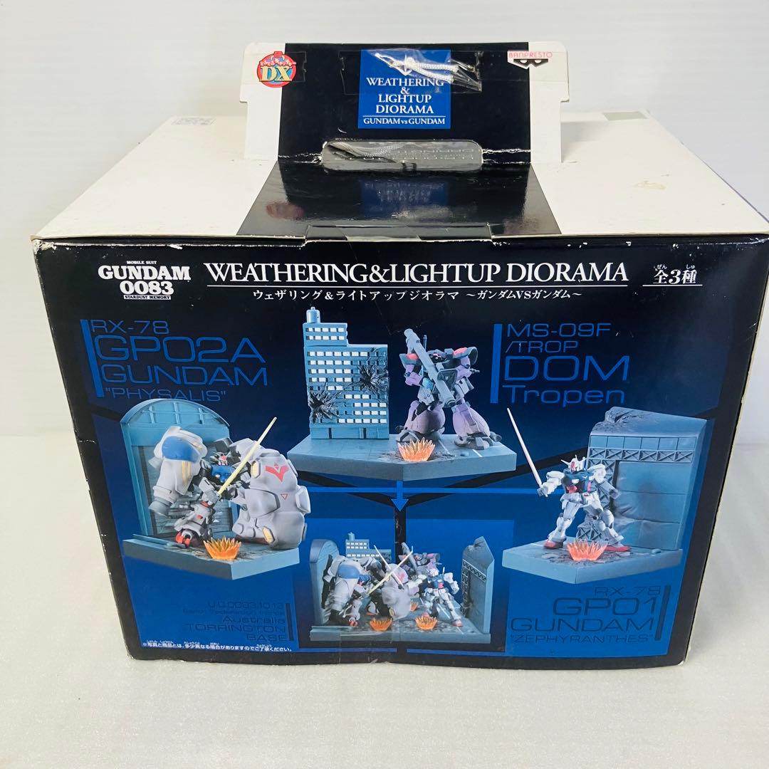 機動戦士ガンダム ウェザリング＆ライトアップジオラマ～ガンダムVS