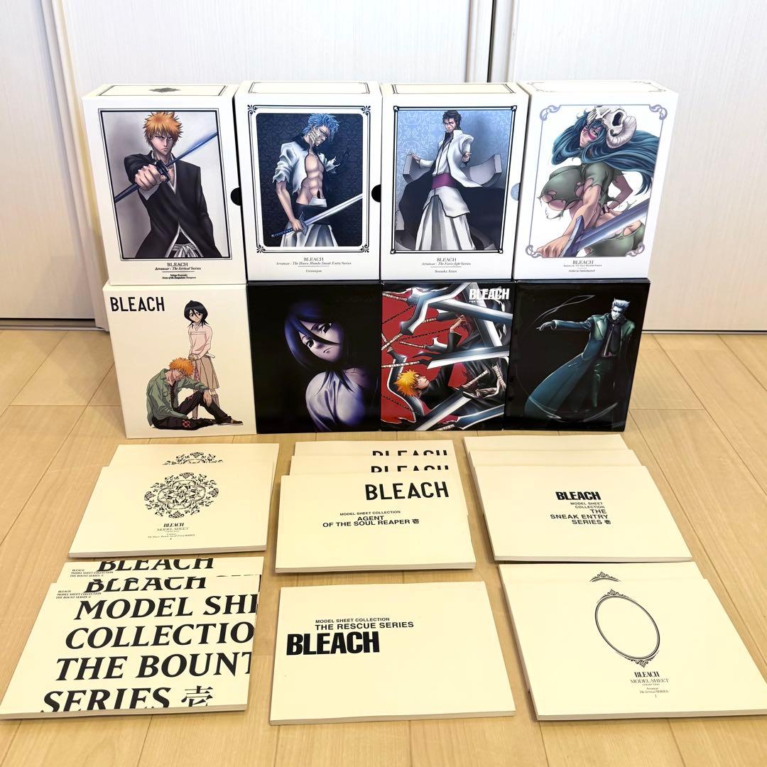 【定価24万】BLEACH DVD BOX 8箱53枚／初回特典設定資料集14冊