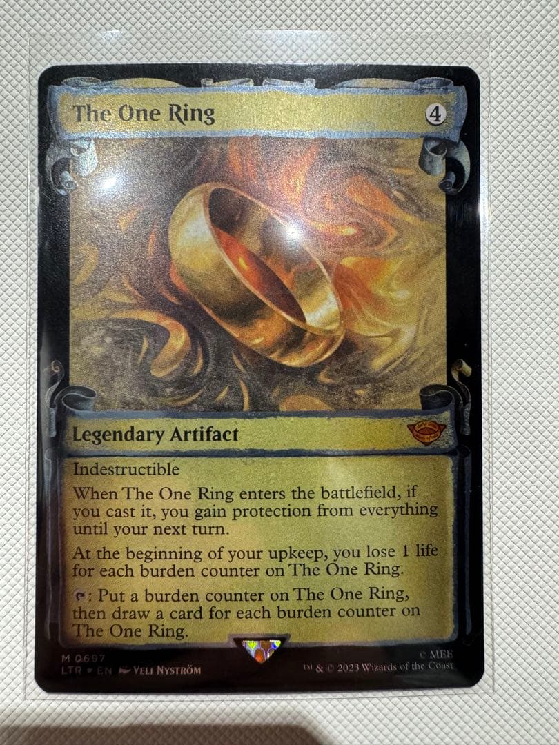 ラスト1枚 MTG 一つの指輪 銀幕foil シルバーfoil