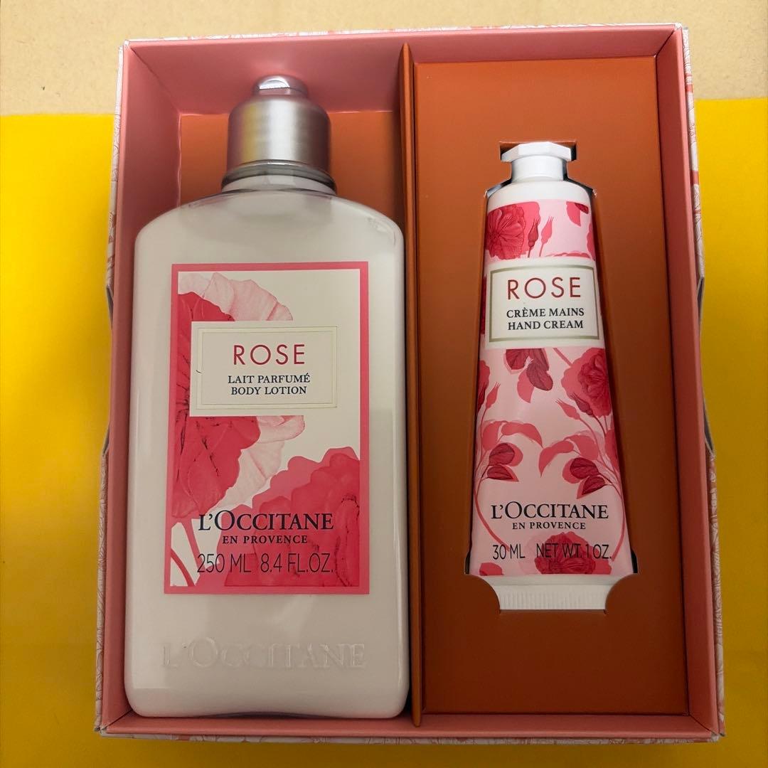 L'Occitane ROSE ボディローション & ハンドクリームセット - メルカリ