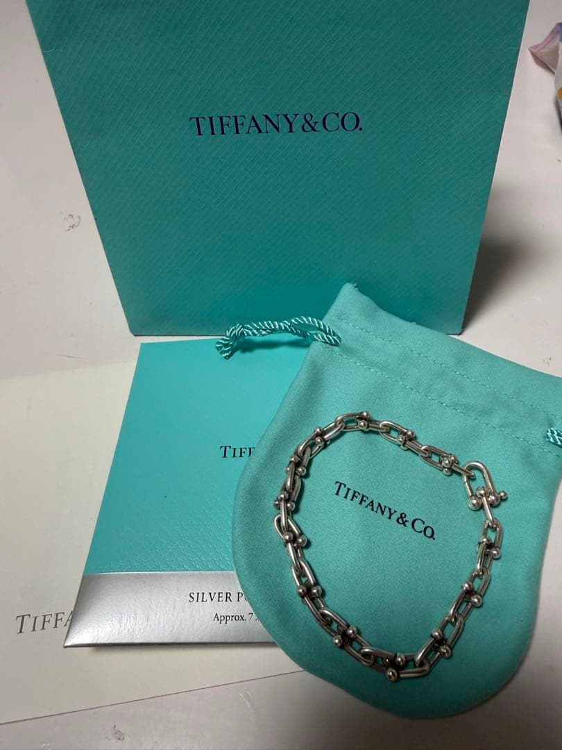 Tiffany & Co.ハードウェアスモールリンクブレスレット　ティファニー ティファニー ハードウェア リンク ブレスレット スターリングシルバー