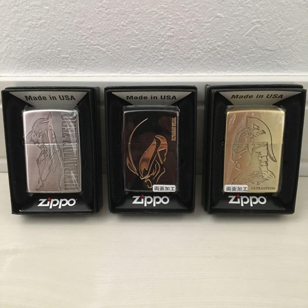 ジッポ　新品　ウルトラマンシリーズ　3個セット ZIPPO（ジッポー） ウルトラマン 60周年記念モデル ライター 期間限定