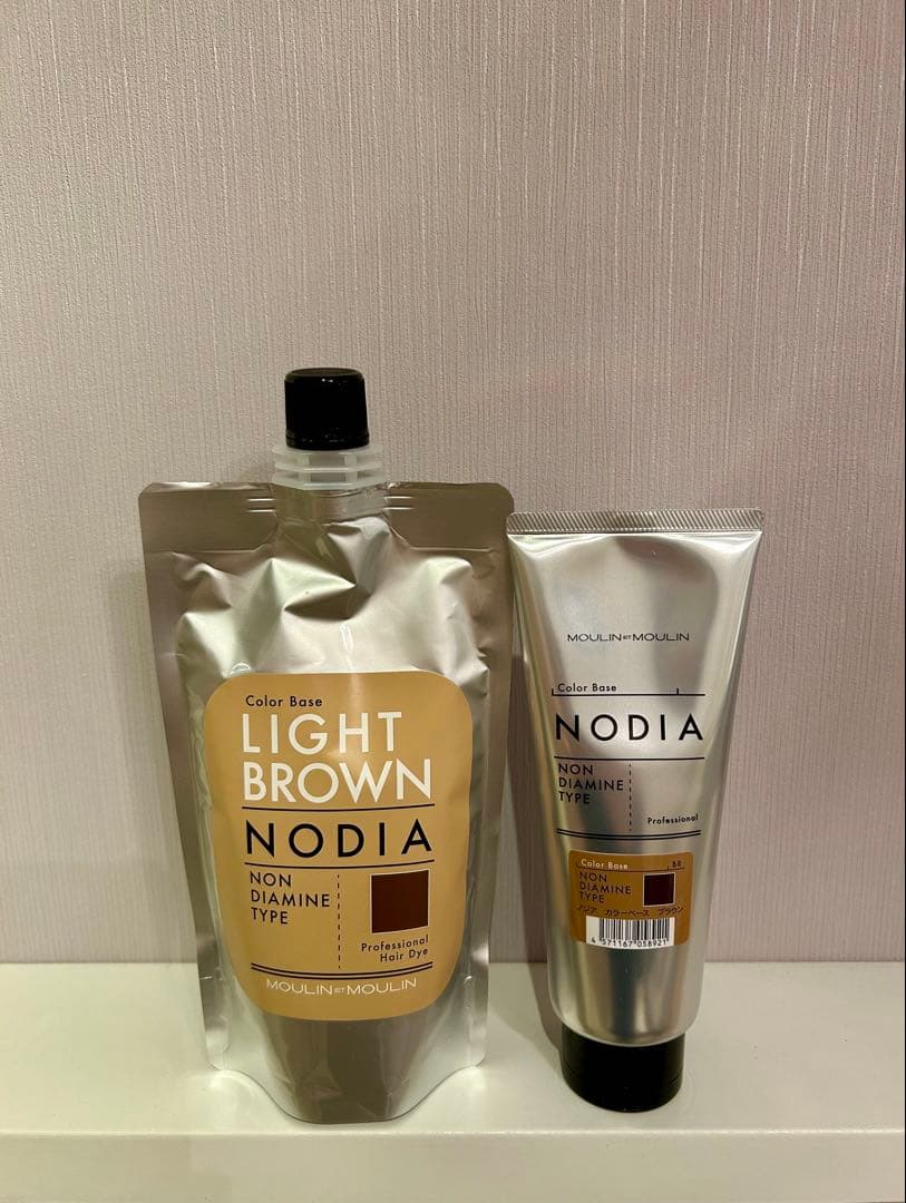 ノジア ノンジアミンライトブラウン400g &ブラウン200g