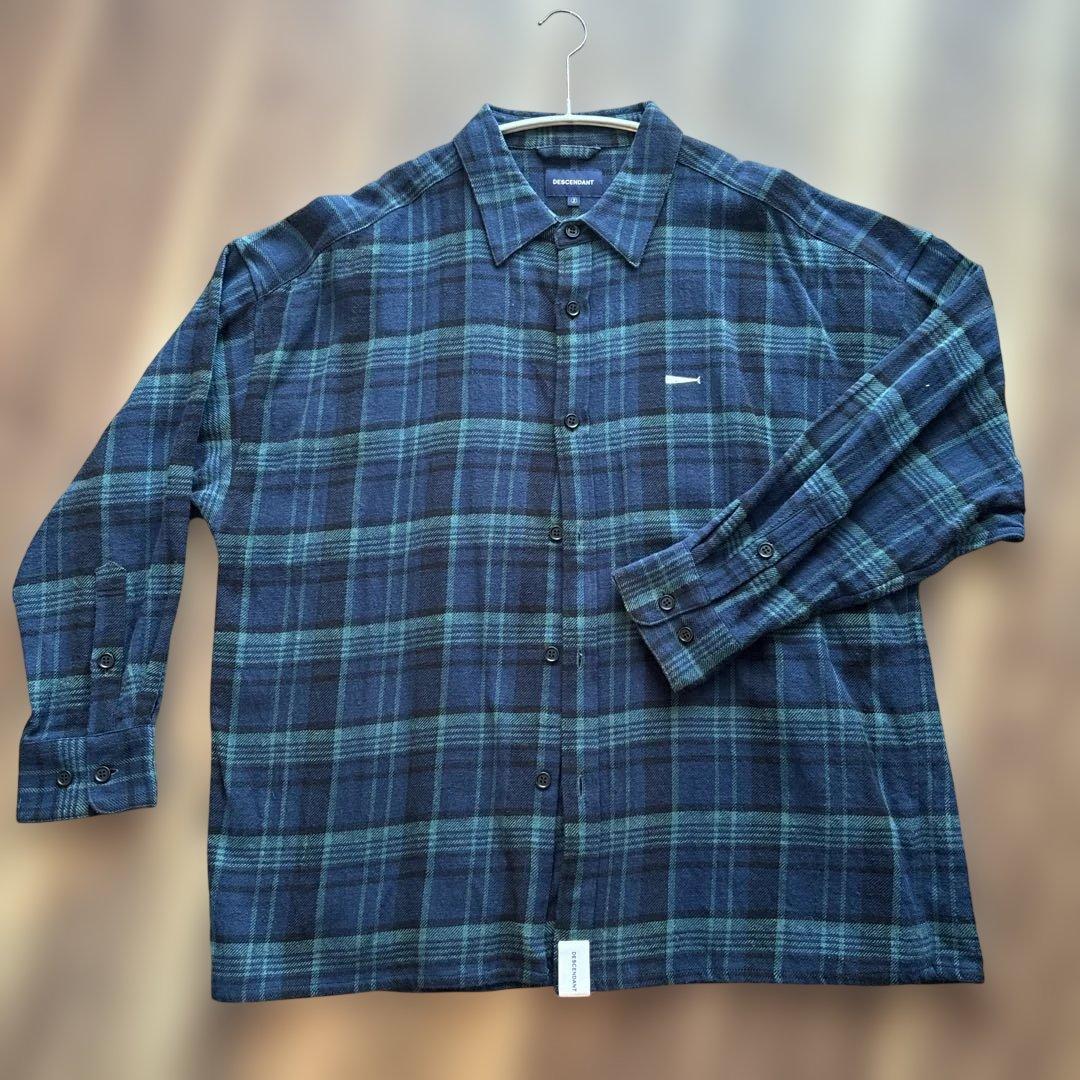 トップス DESCENDANT BASIN BLACKWATCH LS SHIRT M
