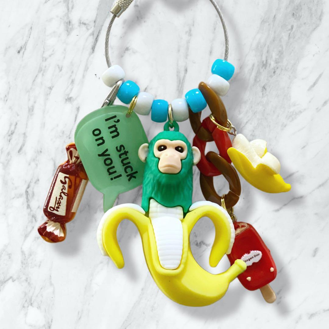 チンパンジーニ・バナニーニ おさる じゃらじゃらキーホルダー AI