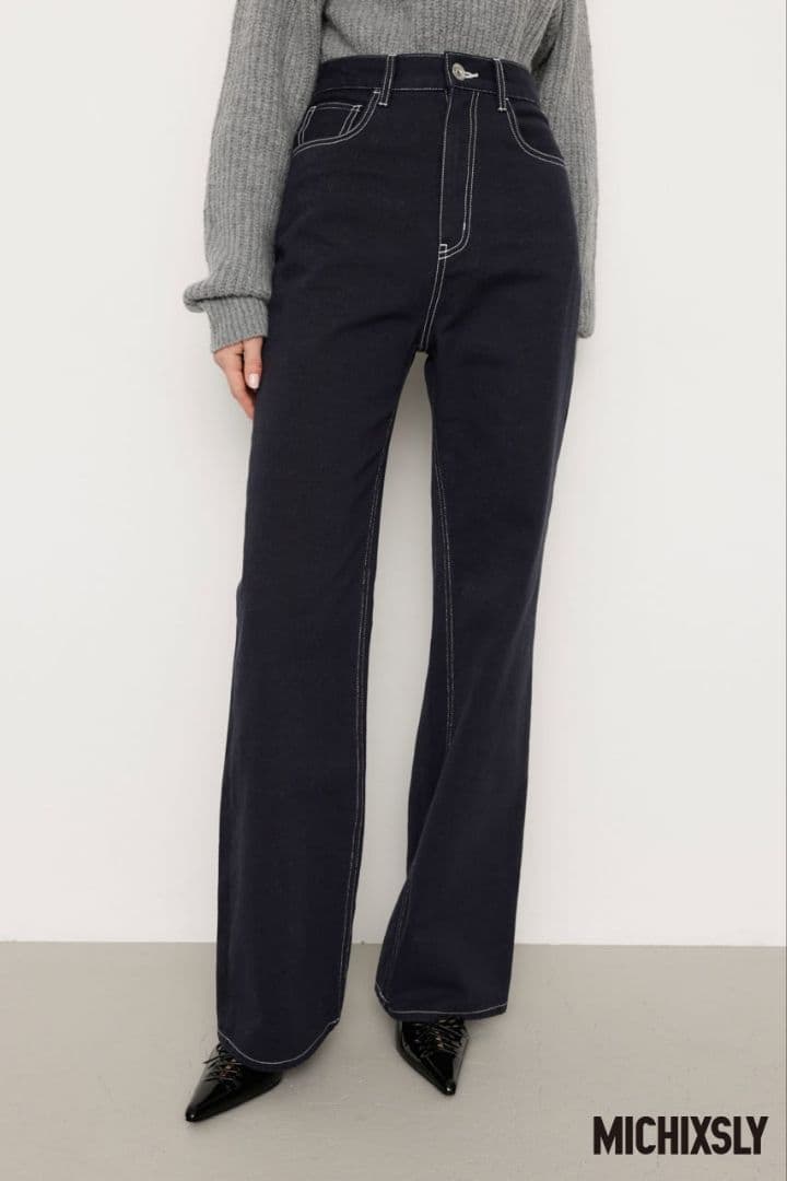 MICHI × SLY コラボ デニムパンツ リボン