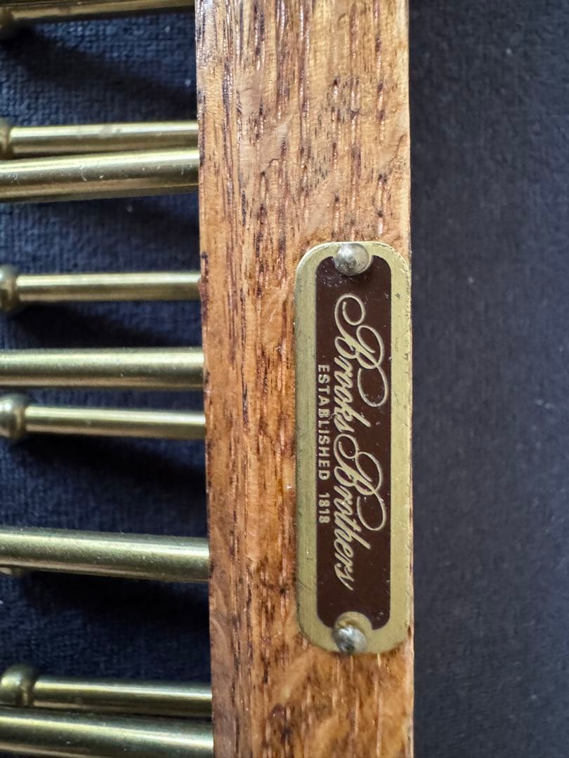 Brooks Brothers ネクタイ・ラック　金属・木製