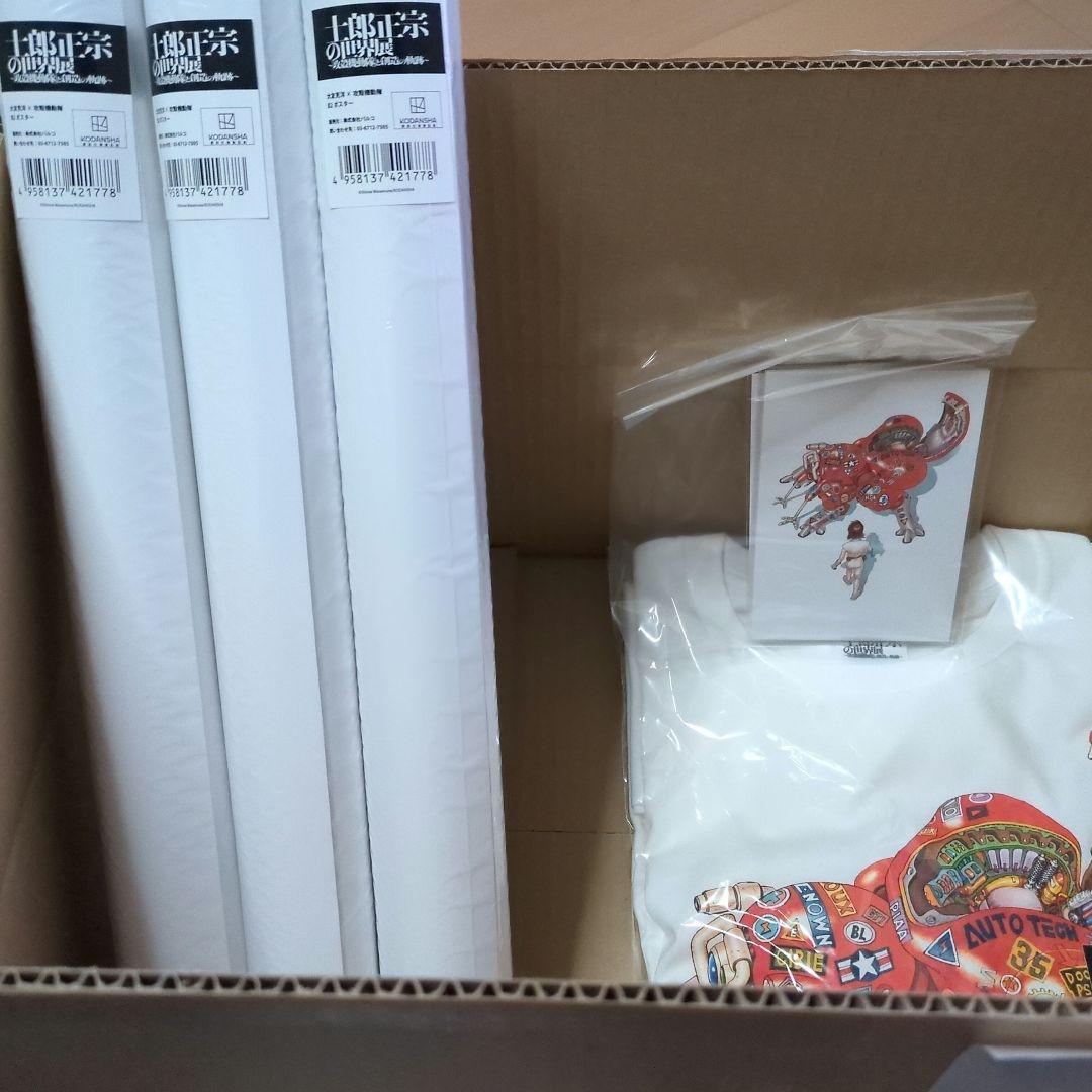 士郎正宗の世界展 大友克洋×攻殻機動隊 ポスター ポストカード Tシャツ XXL