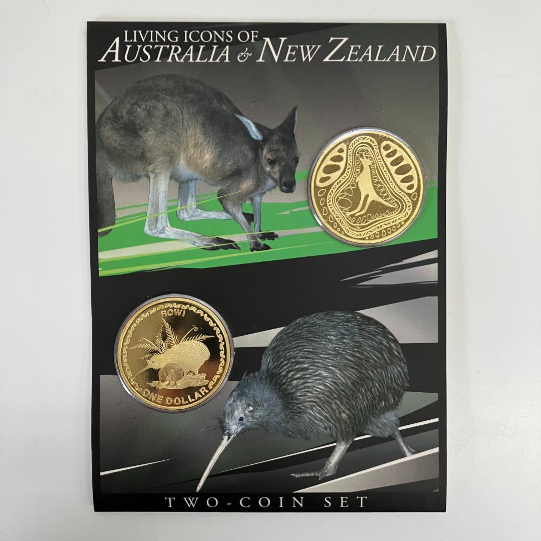 オーストラリア・ニュージーランド Living Icons 2 2005年 N3713【オーストラリア・アボリジニ】2005年2ドル 硬貨 古銭 コイン