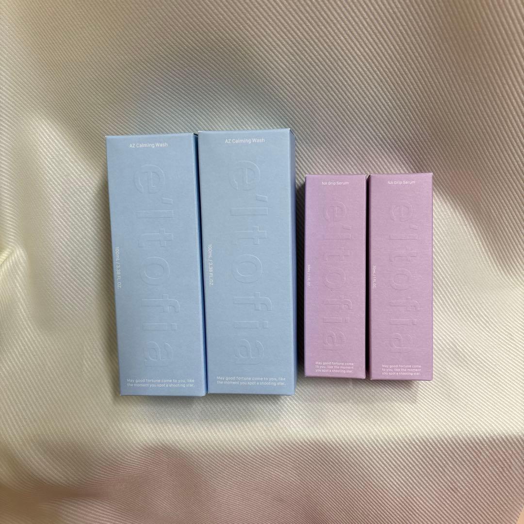 【新品4点】エルトフィア AZカーミングウォッシュ ＆NAグリップセラム セット