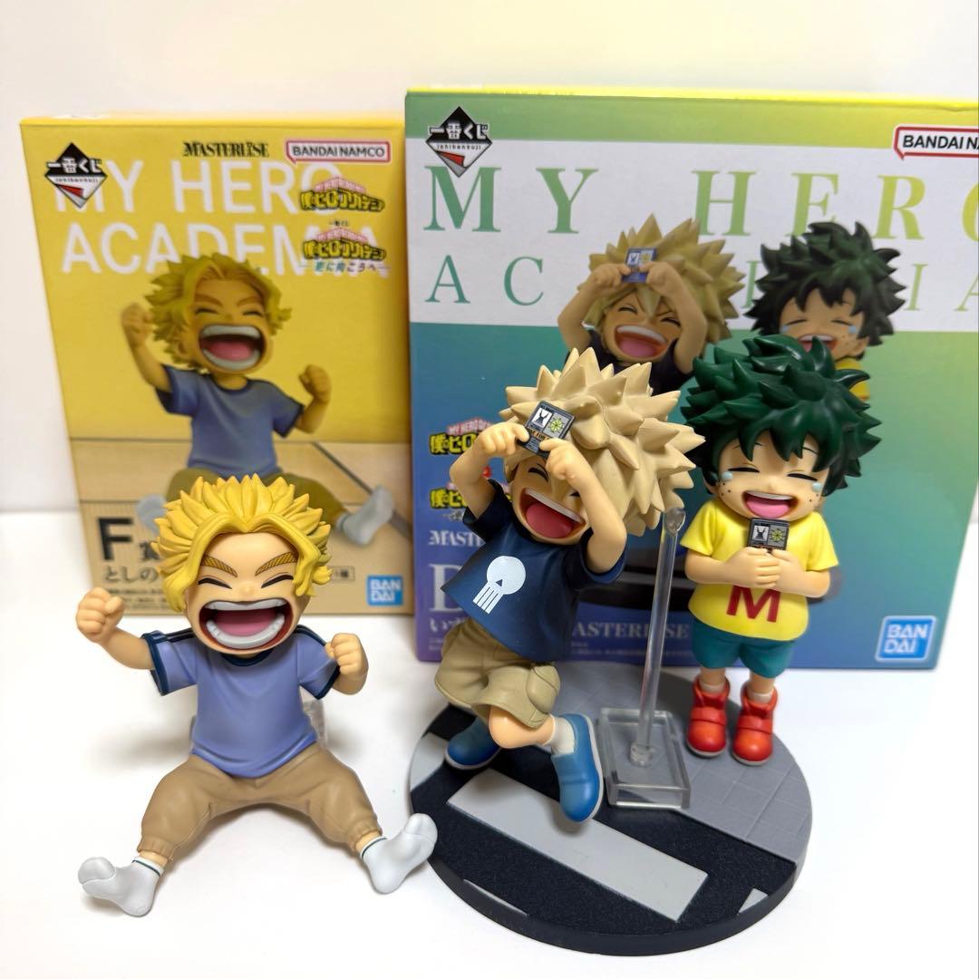 【匿名配送】ヒロアカ一番くじフィギュア　D賞いずく・かつき　F賞としのり