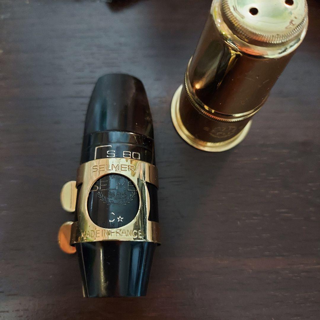 ソプラノサックス　マウスピース　セルマーS80Cワンスター　リガチャー&キャップ ソプラノサックスマウスピース セルマー S80 C☆選定品 | アクセサリー