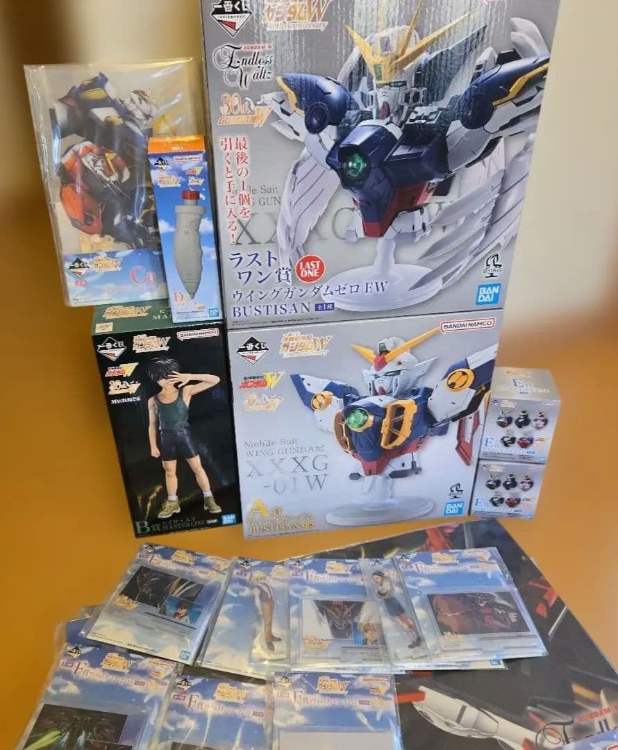 一番くじ　新機動戦記ガンダムW　A B C D E 下位 ラストワン　フィギュア 一番くじ『新機動戦記ガンダムW 30th Anniversary』 A賞、ラストワン賞