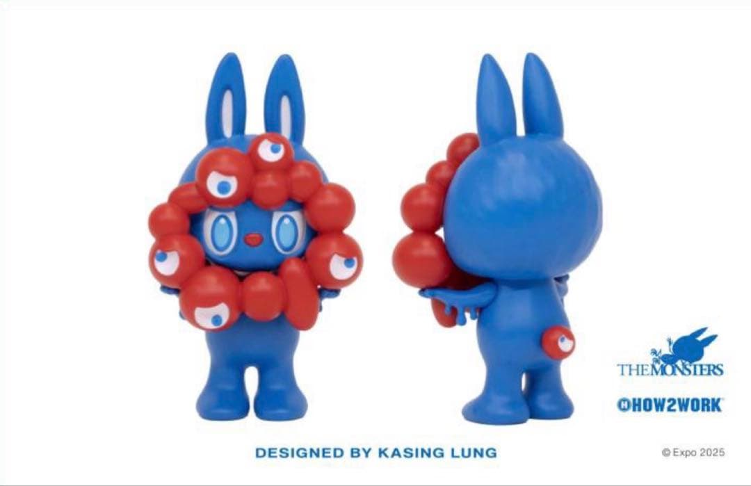 ラブブ　ミャクミャク　万博　LABURU MYAKU-MYAKU ストラップ付き