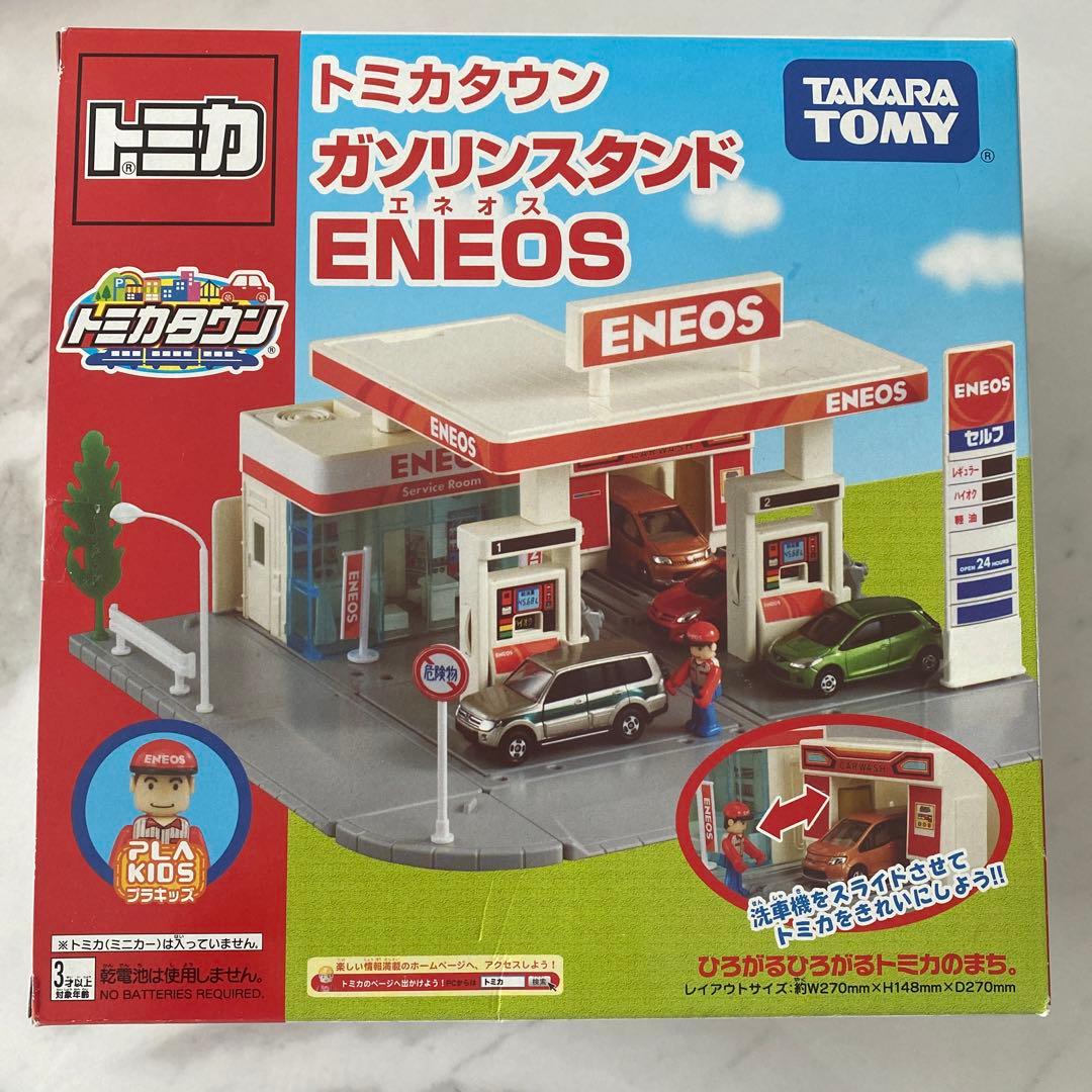 トミカ トミカタウン ガソリンスタンド エネオス 廃盤 希少品