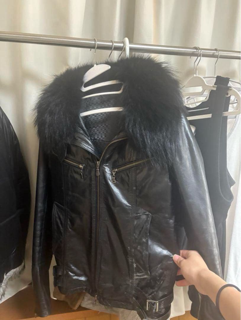 TORNA MART ブラックレザーシングルライダース Mサイズarchive