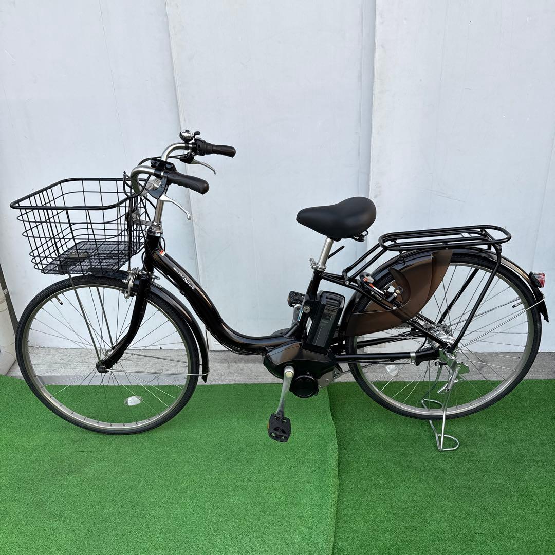 YAMAHAヤマハ電動アシスト自転車26インチ バッテリー12.3Ah ブラック