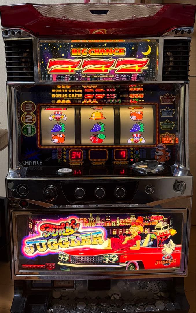 ファンキージャグラー付き値下げしました ファンキージャグラー｜パチスロ製品情報｜株式会社北電子