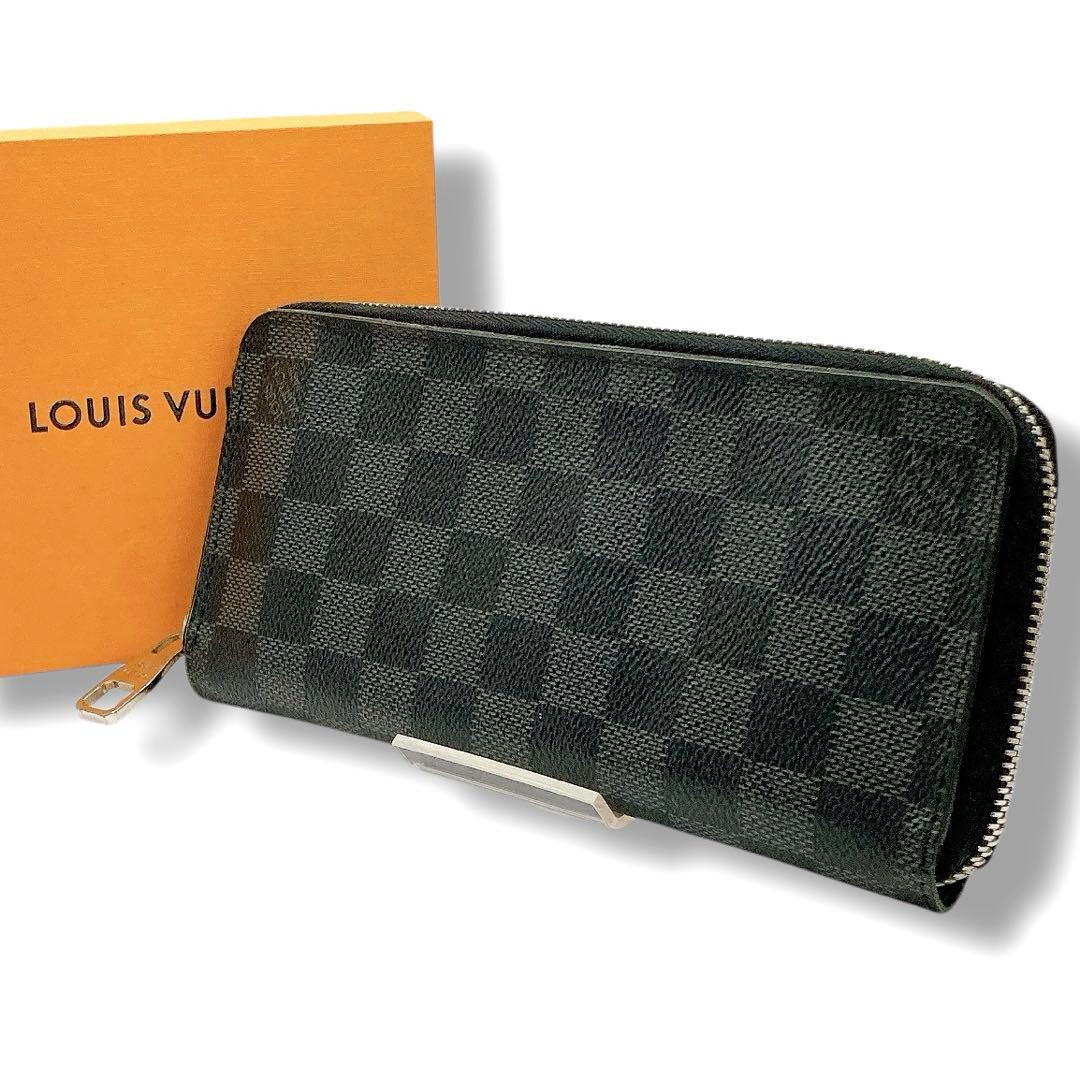 美品✨LOUIS VUITTO ジッピーウォレット　ダミエ　グラフィット　長財布