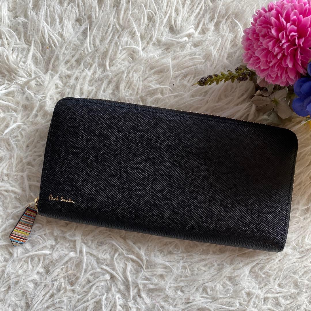 ♡Meguten♡Paul Smith ジップストローグレイン　長財布