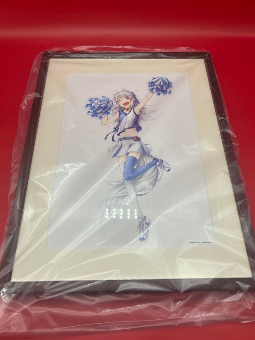 【公式限定・新品未開封】狼と羊皮紙 ミューリ B2額装複製原画 チアガールver