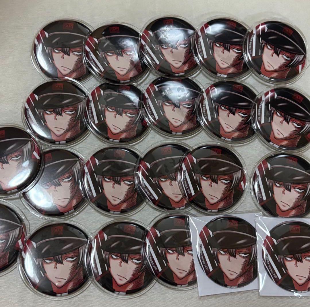 キャラクター缶バッジ 22個セット　桃源暗鬼　不破真一　c101 コミケ缶バッジ