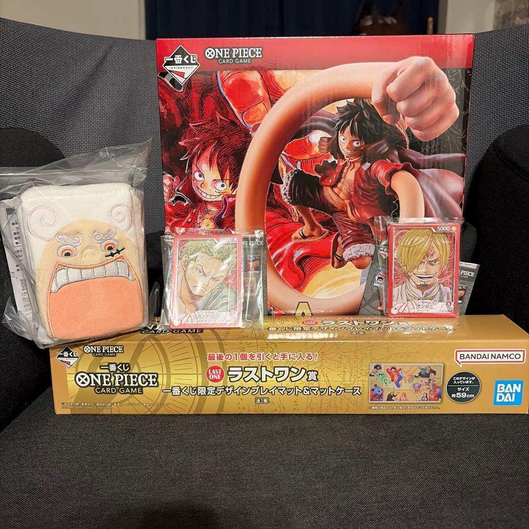 ワンピース 一番くじ ルフィA賞ラストワン賞　E賞マルチケース G賞ゾロ サンジ ワンピース』新作一番くじが本日（12/5）発売。ギア5になったルフィ