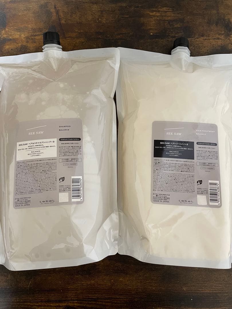 シーソー バランスシャンプー＆トリートメントセットB 2500ml seesaw