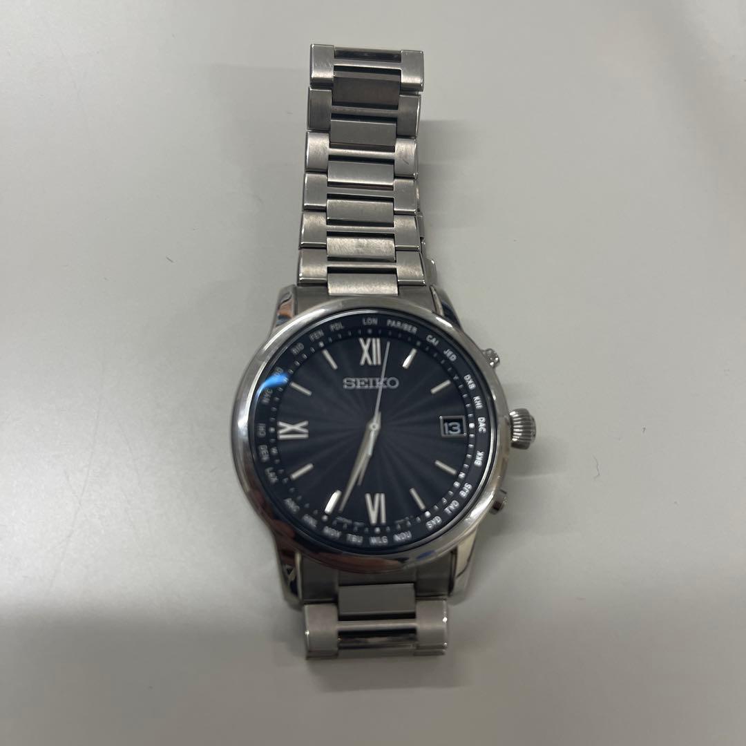 SEIKO アナログ時計 ステンレススチール