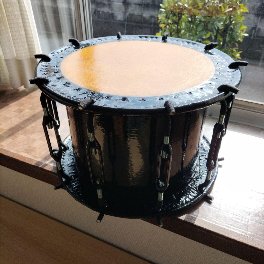 和太鼓　締太鼓　ターンバックル仕様　 高さ21cm 中古品