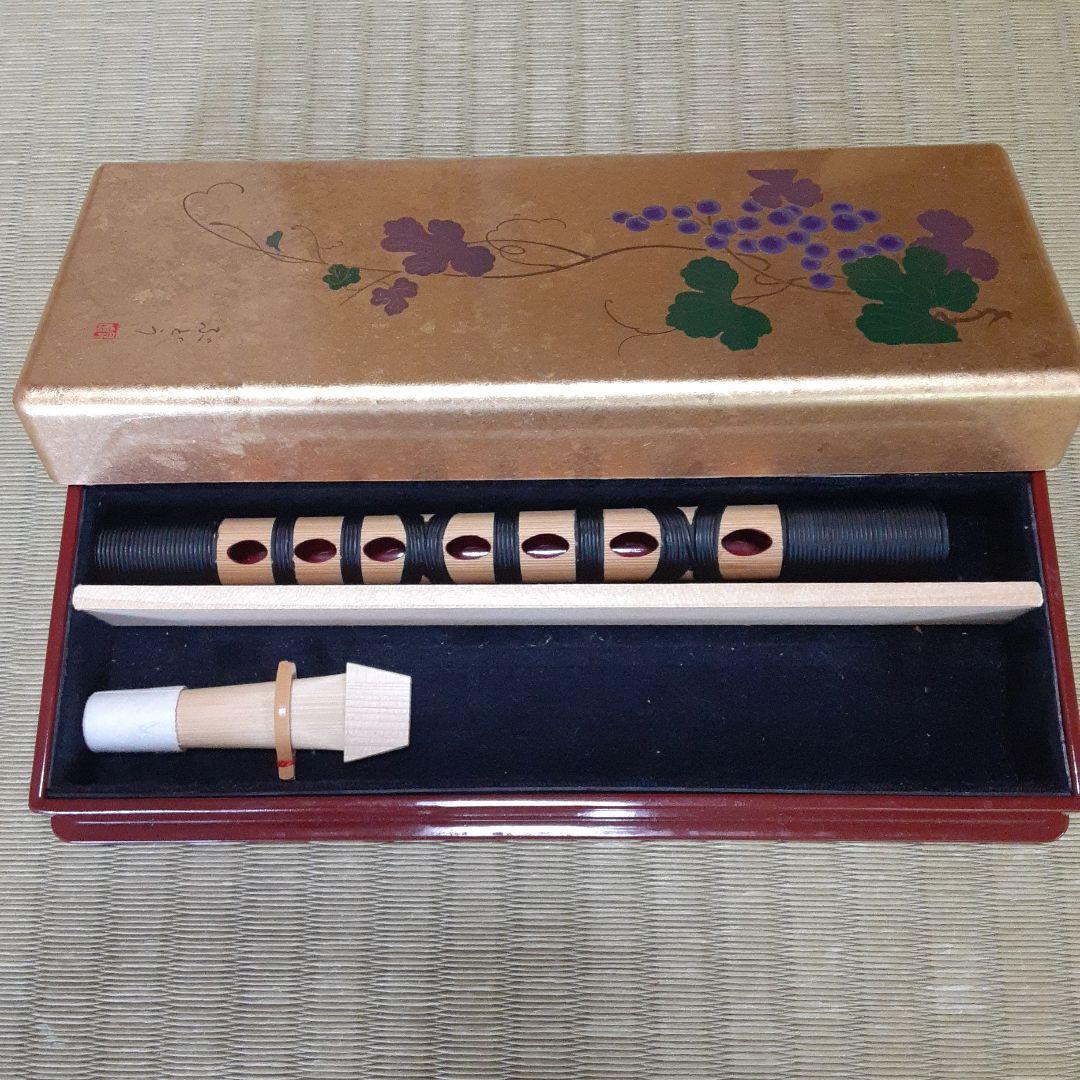 雅楽　篳篥　リード　金箔ケース付き